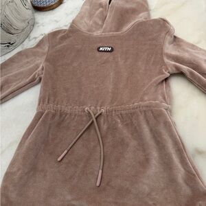 Kith Kids Dress in Soft Brown